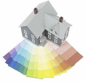 Палитра для покраски дома