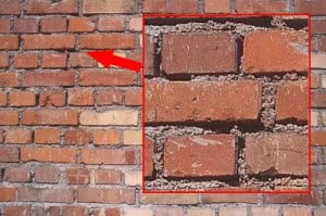 Ремонт и устранение трещин кирпичной кладки наружных стен